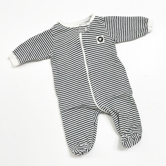 Garanimals baby boys striped zip up footie - Picture 1 of 3